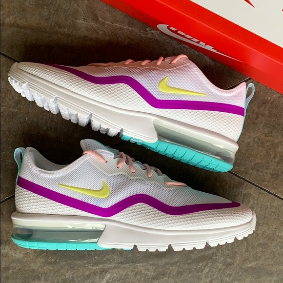 WMNS NIKE AIR MAX SEQUENT 4.5 white/luminous green - Picture 15 of 16